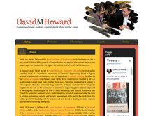 Tablet Screenshot of davidmhoward.com